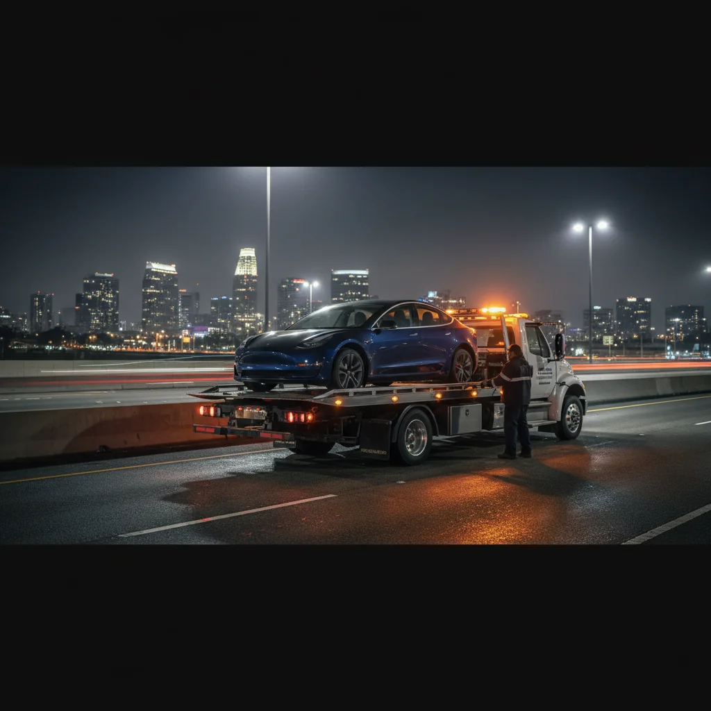A Quick Tow San Diego tow truck ready to help a stranded driver